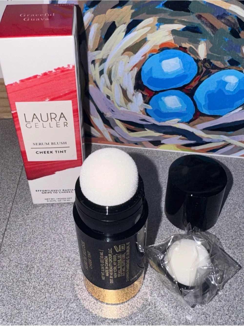 LAURA GELLER Serum Blush Cheek Tint - Graceful Guava